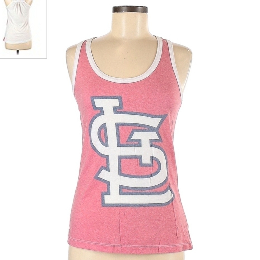 Touch by Alyssa Milano St. Louis Cardinals Baseball Ringer Tank Top Women's M